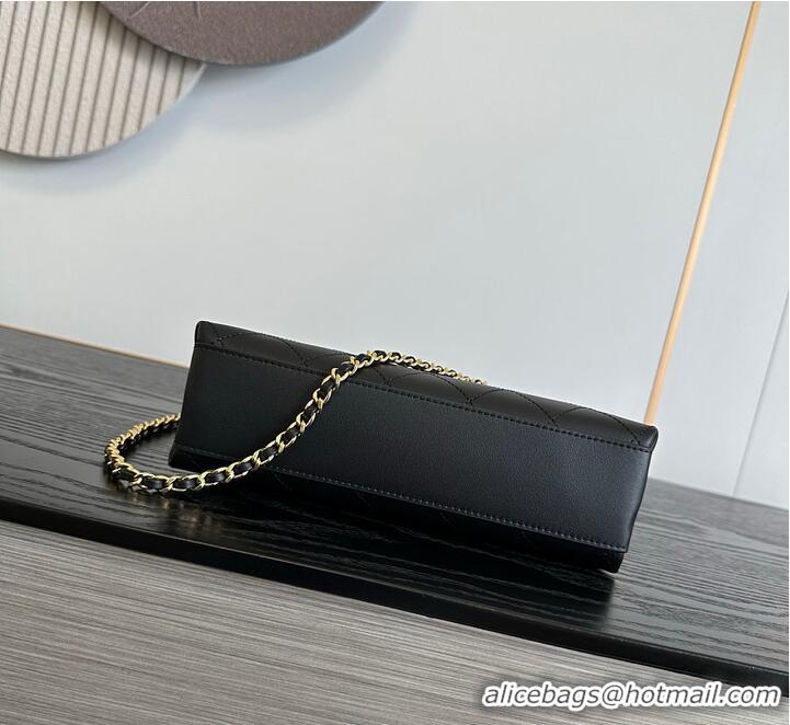 Buy Promotional Chanel Metiers D'art Shopping Bag Calfskin & Gold-Tone Metal AS5314 Black 2026