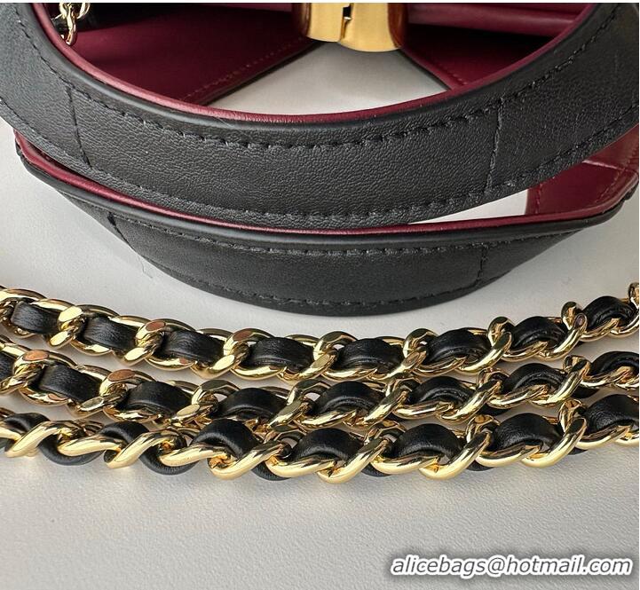Buy Promotional Chanel Metiers D'art Shopping Bag Calfskin & Gold-Tone Metal AS5314 Black 2026