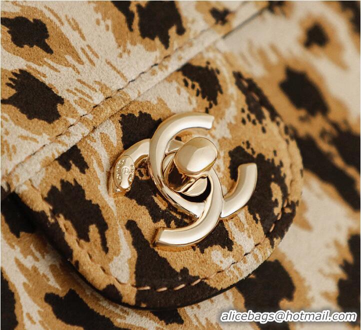 Grade Quality Chanel Maxi Flap bag Gold-Tone Metal AS5314 Brown/Black/White 2026