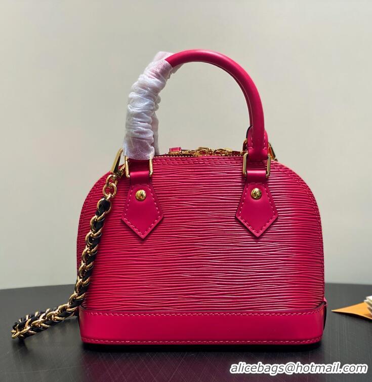 Best Quality Louis Vuitton Alma Mini LV&I Chain Water Ripple Shell Bag M14339 2026
