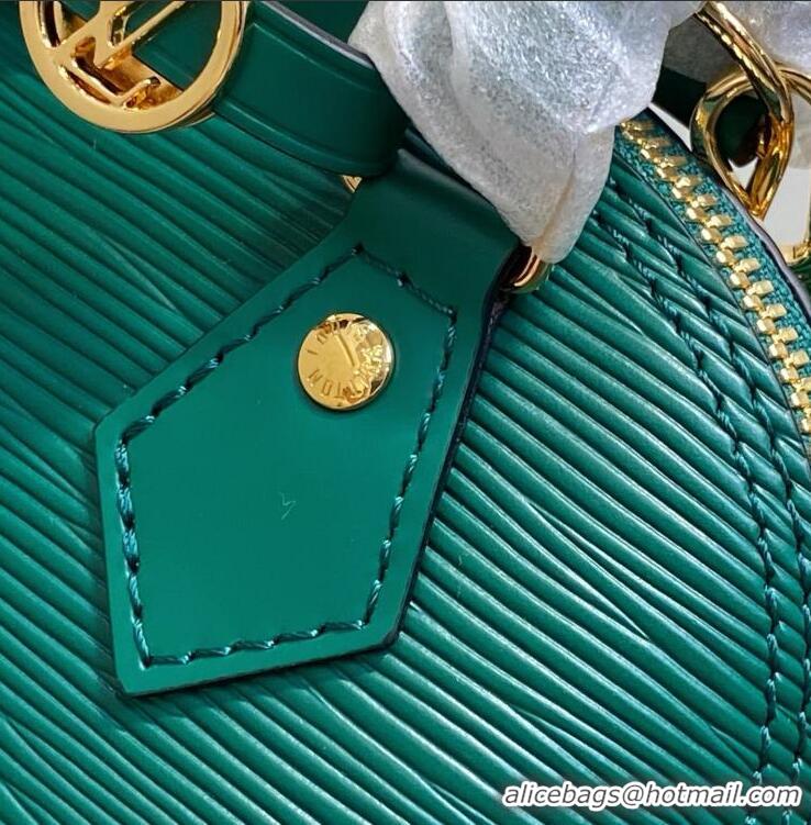 Good Product Louis Vuitton Alma Mini LV&I Chain Water Ripple Shell Bag M14339 Green 2026