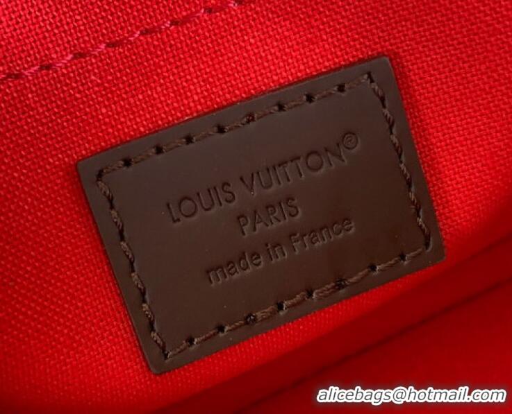 Cheapest Louis Vuitton Damier Ebene Canvas Alma LV&I Chain Shell Bag M14339 2026