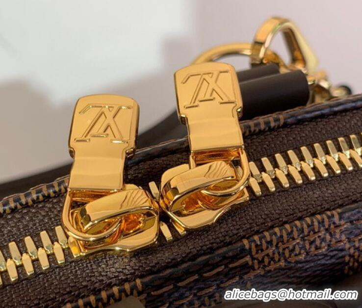 Cheapest Louis Vuitton Damier Ebene Canvas Alma LV&I Chain Shell Bag M14339 2026