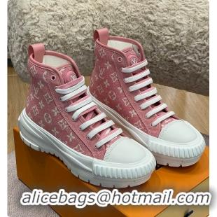 Top Grade LV Squad Sneaker Boot Pink 60701104