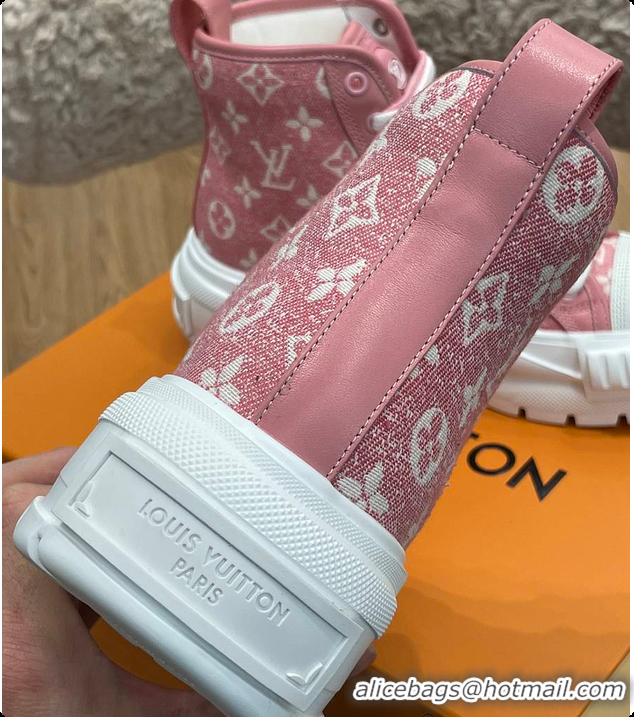 Top Grade LV Squad Sneaker Boot Pink 60701104