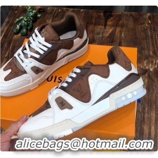 Popular Style LV Trainer Sneaker Brown 60701106