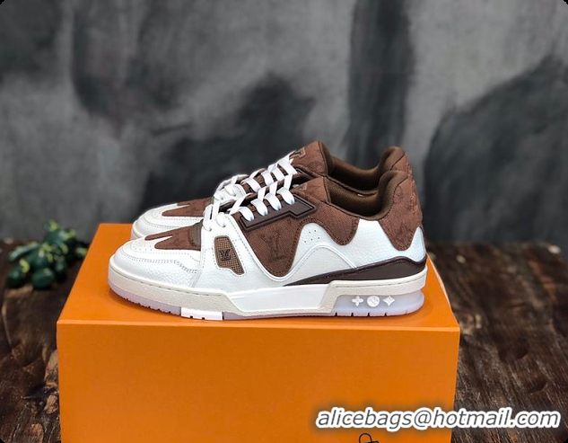 Popular Style LV Trainer Sneaker Brown 60701106