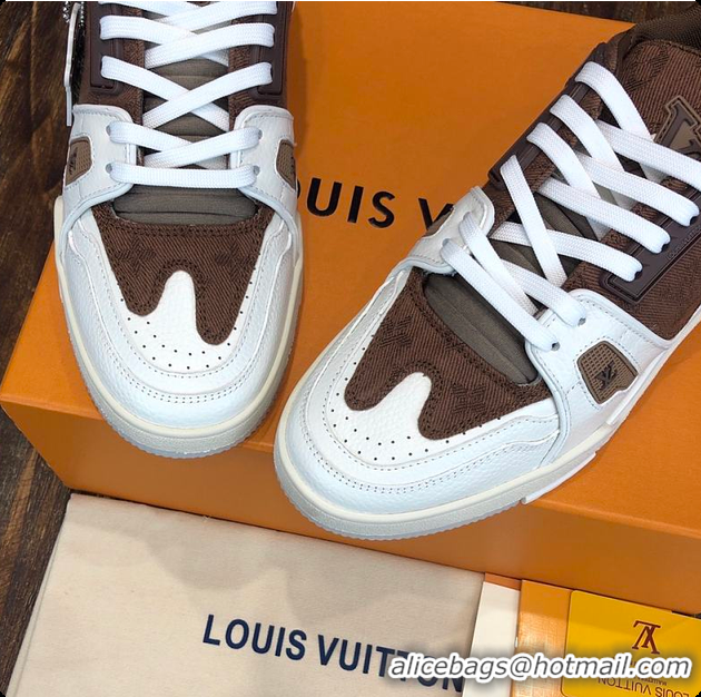 Popular Style LV Trainer Sneaker Brown 60701106