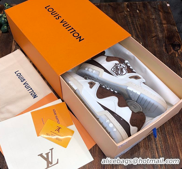 Popular Style LV Trainer Sneaker Brown 60701106