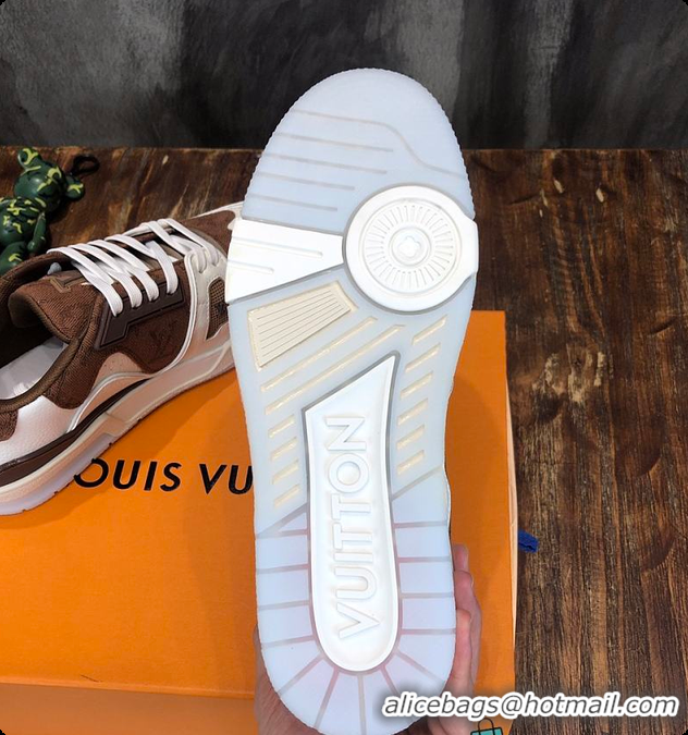 Popular Style LV Trainer Sneaker Brown 60701106