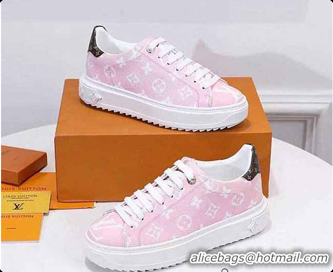 Trendy Design LV Sneaker Monogram Leather In Pink 60701110