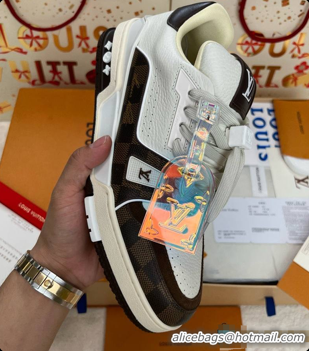 Low Price Louis Vuitton LV Trainers Chocolate 60701111