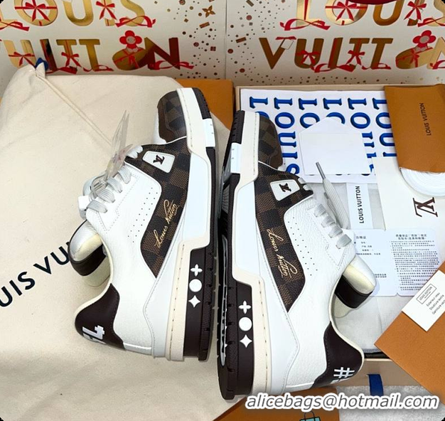 Low Price Louis Vuitton LV Trainers Chocolate 60701111