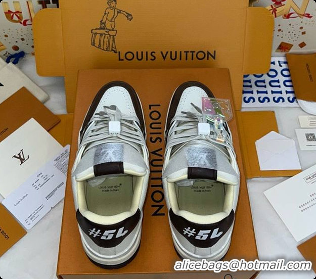 Low Price Louis Vuitton LV Trainers Chocolate 60701111