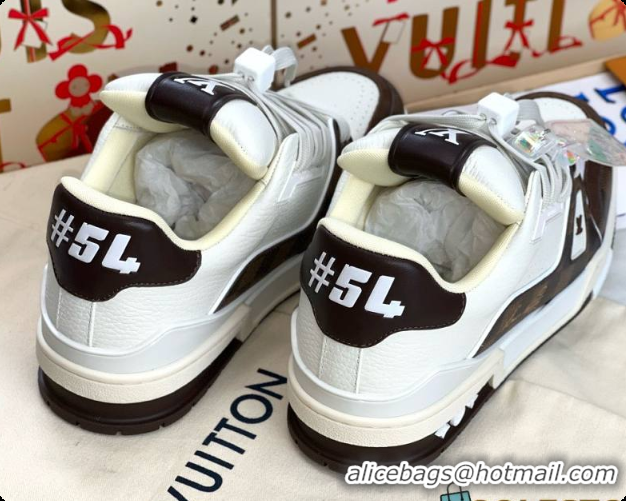 Low Price Louis Vuitton LV Trainers Chocolate 60701111