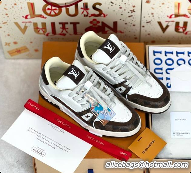 Low Price Louis Vuitton LV Trainers Chocolate 60701111