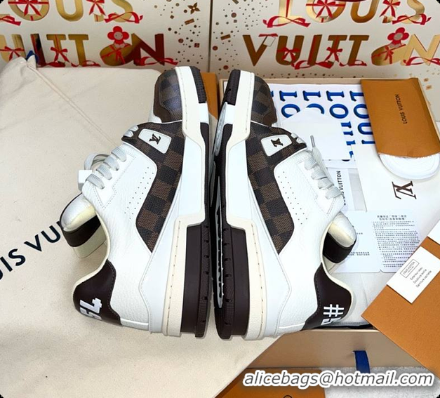 Low Price Louis Vuitton LV Trainers Chocolate 60701111