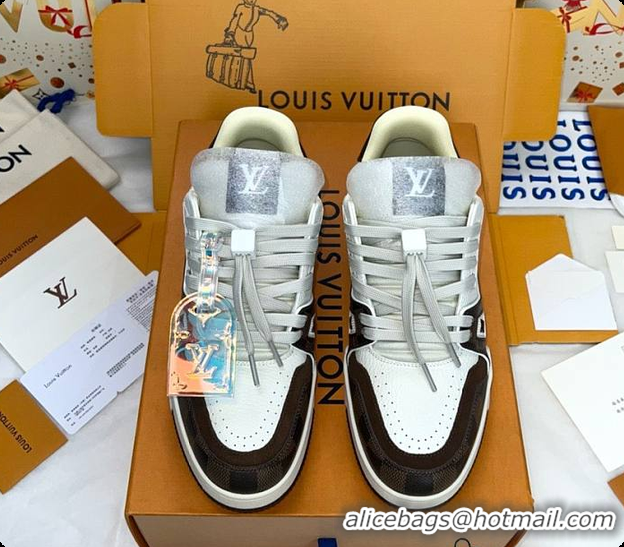 Low Price Louis Vuitton LV Trainers Chocolate 60701111