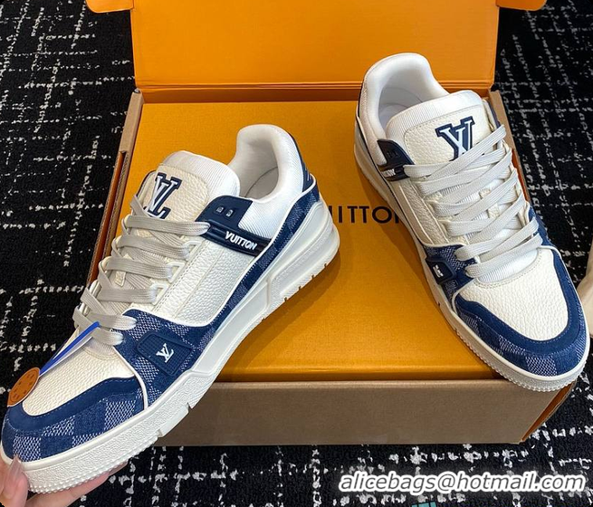 Big Discount Louis Vuitton LV Trainers Blue 60701111