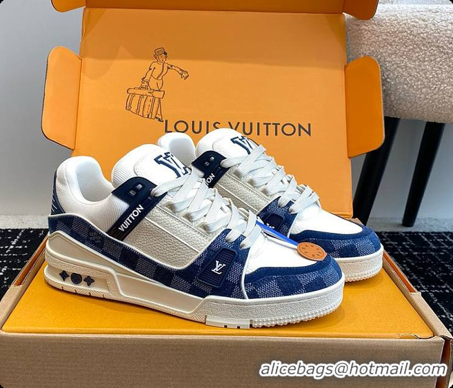 Big Discount Louis Vuitton LV Trainers Blue 60701111