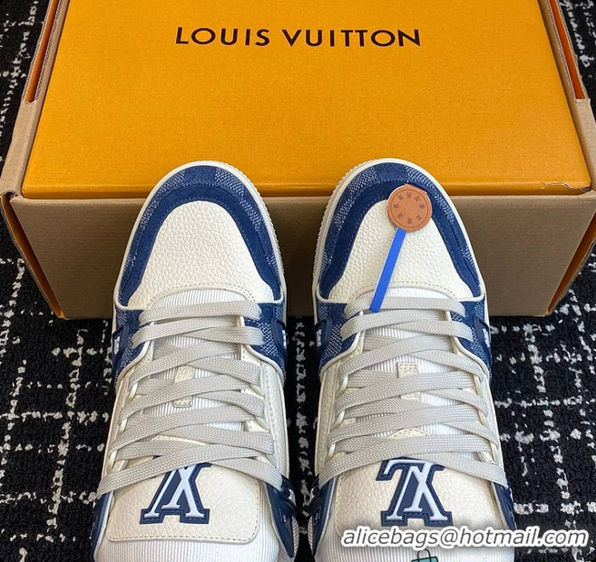 Big Discount Louis Vuitton LV Trainers Blue 60701111