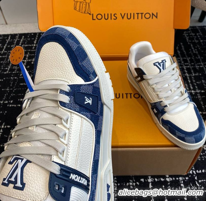 Big Discount Louis Vuitton LV Trainers Blue 60701111