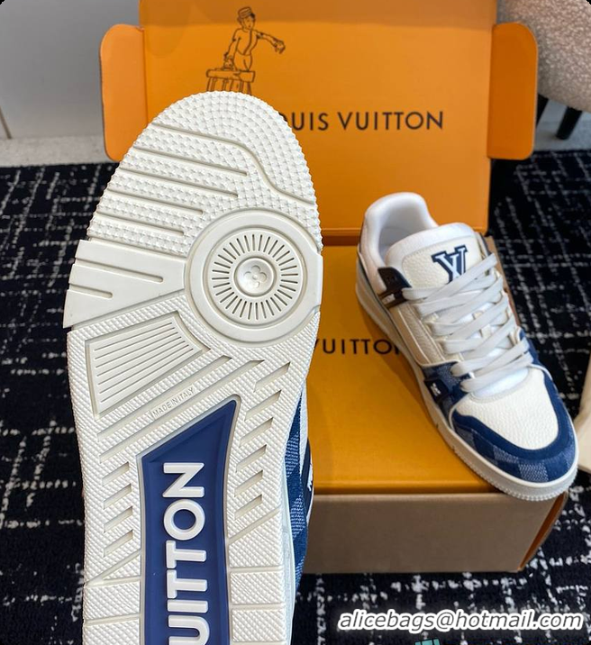 Big Discount Louis Vuitton LV Trainers Blue 60701111