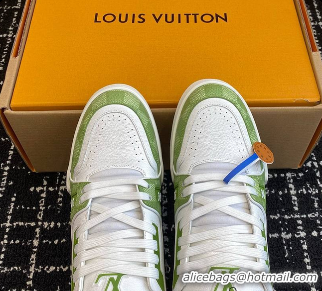 Charming Louis Vuitton LV Trainers Green 60701011