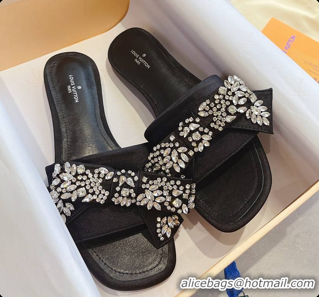 Popular Style LV Black Slippers 60701203