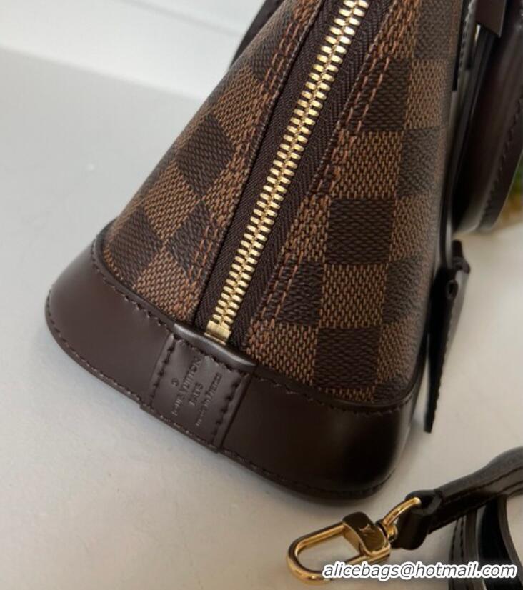 Pretty Style Louis Vuitton Damier Ebene Canvas Alma BB Bag M53152