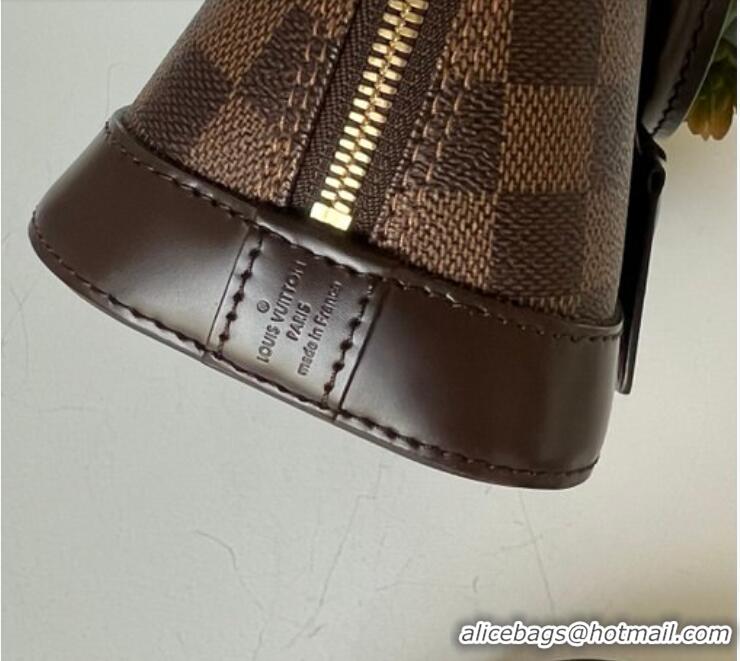 Pretty Style Louis Vuitton Damier Ebene Canvas Alma BB Bag M53152