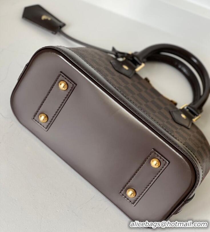 Pretty Style Louis Vuitton Damier Ebene Canvas Alma BB Bag M53152