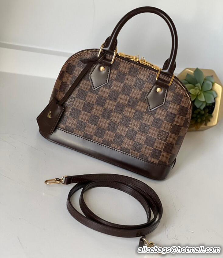 Pretty Style Louis Vuitton Damier Ebene Canvas Alma BB Bag M53152