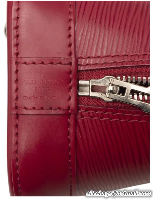 Promotional Louis Vuitton Epi Leather Alma BB Water Ripple Shell Pack M25538 Red