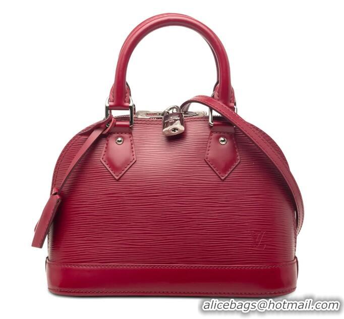Promotional Louis Vuitton Epi Leather Alma BB Water Ripple Shell Pack M25538 Red