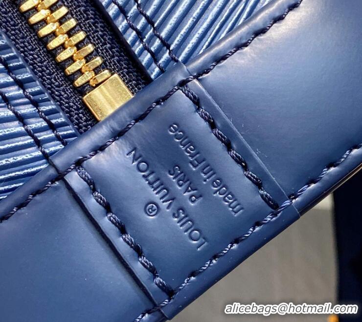 Promotional Louis Vuitton Epi Leather Alma BB Water Ripple Shell Pack Bag M40302 Denim Blue