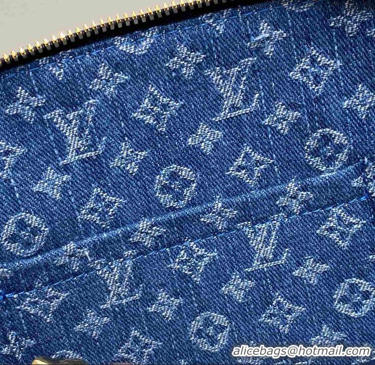 Promotional Louis Vuitton Epi Leather Alma BB Water Ripple Shell Pack Bag M40302 Denim Blue