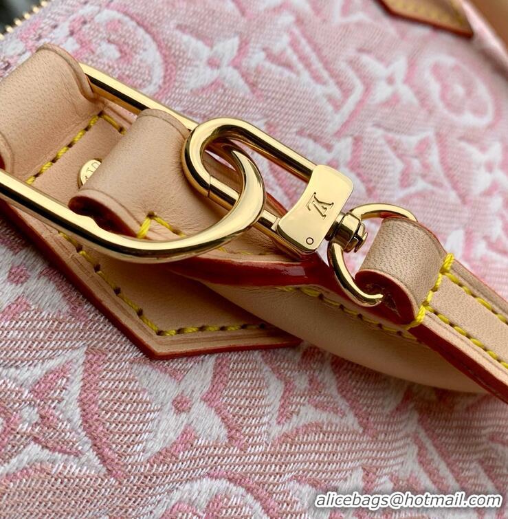 Super Quality Louis Vuitton Alma BB Monogram Embleme Striped Canvas Bag M2A378 Rose