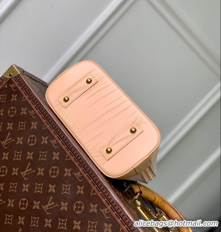 Super Quality Louis Vuitton Alma BB Monogram Embleme Striped Canvas Bag M2A378 Rose