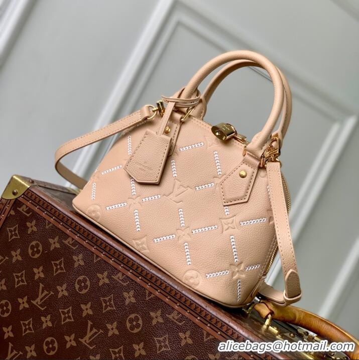 Famous Brand Louis Vuitton Cowhide Leather Alma BB Top Handle Handbag M28458