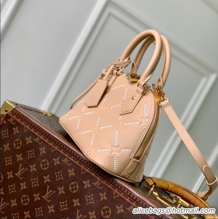 Famous Brand Louis Vuitton Cowhide Leather Alma BB Top Handle Handbag M28458