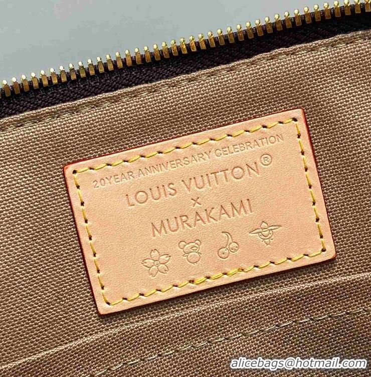 Pretty Style Louis Vuitton Monogram Canvas Alma BB JM Badge Shell Bag P01917