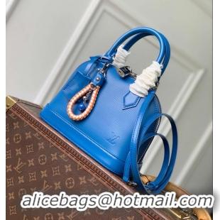 Reasonable Price Louis Vuitton Alma BB Imported Cowhide Top Handle Bag M28902 Blue