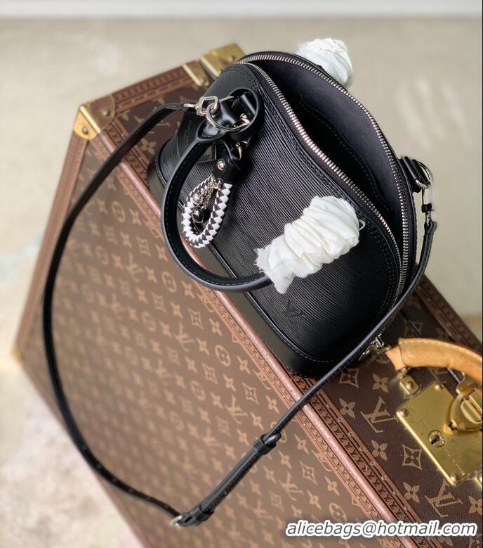 Classic Discount Louis Vuitton Alma BB Imported Cowhide Top Handle Bag M28902 Black