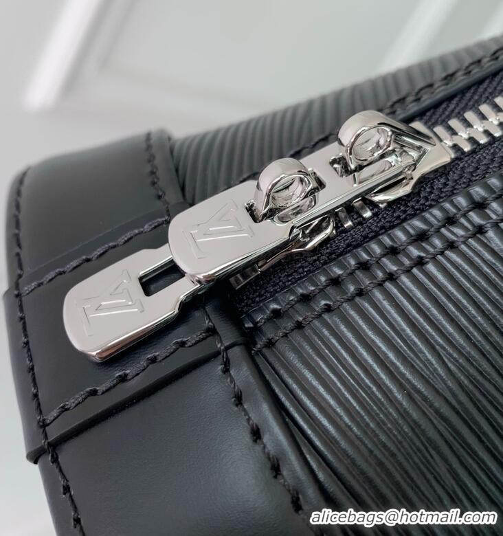 Classic Discount Louis Vuitton Alma BB Imported Cowhide Top Handle Bag M28902 Black