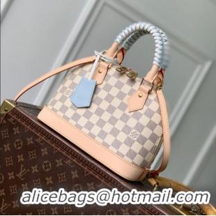 Hot Sell Cheap Louis Vuitton Damier Azur Canvas Alma BB Top Handle Bag N40902