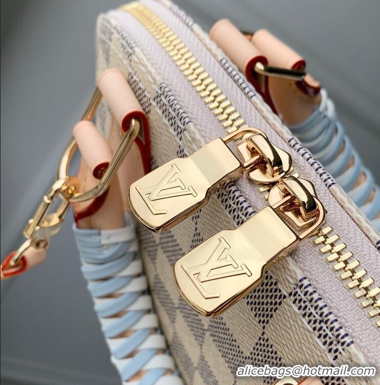 Hot Sell Cheap Louis Vuitton Damier Azur Canvas Alma BB Top Handle Bag N40902