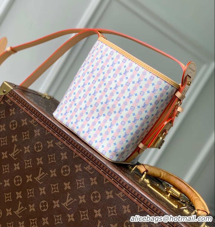 Inexpensive Louis Vuitton All In BB Monogram Pattern Mini Bag M29115 Blue