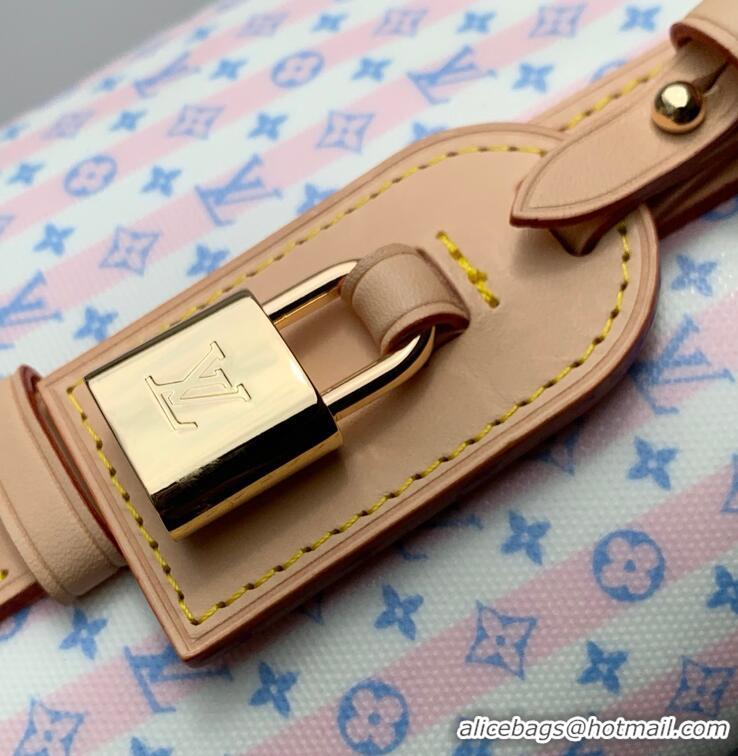 Inexpensive Louis Vuitton All In BB Monogram Pattern Mini Bag M29115 Blue