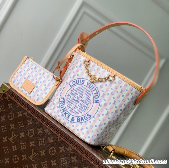 Inexpensive Louis Vuitton All In BB Monogram Pattern Mini Bag M29115 Blue